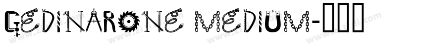 GEDinarOne Medium字体转换